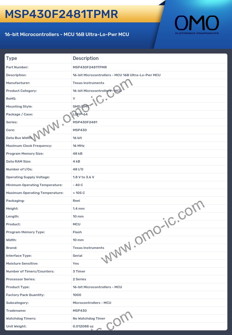 MSP430F2481TPMR