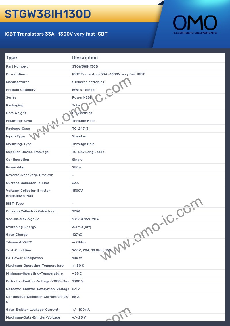 STGW38IH130D