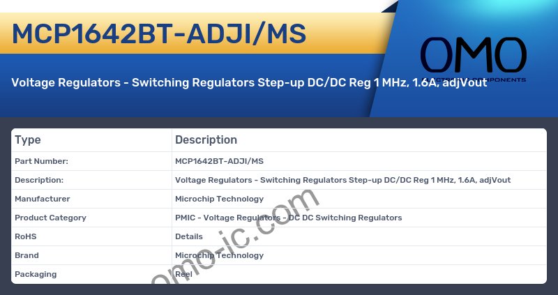 MCP1642BT-ADJI/MS