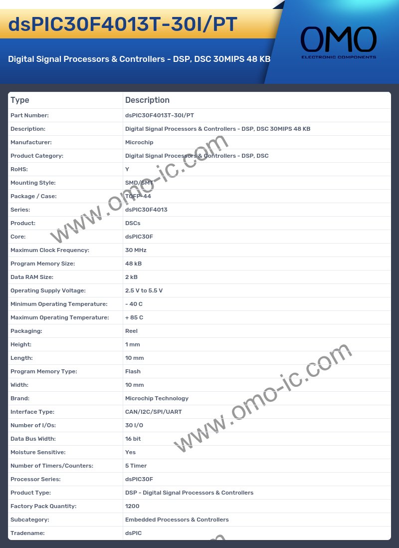 dsPIC30F4013T-30I/PT