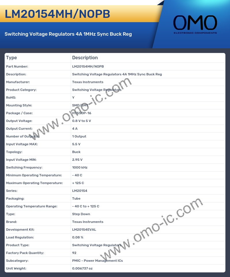 LM20154MH/NOPB