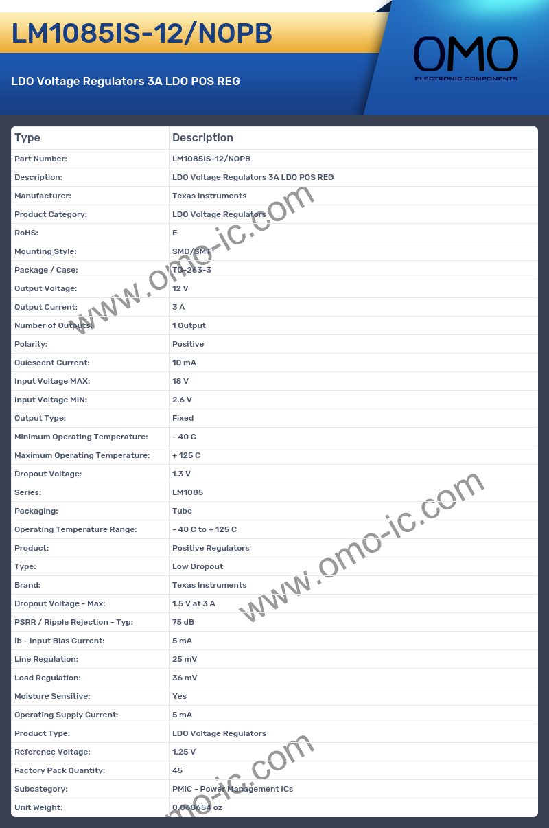 LM1085IS-12/NOPB