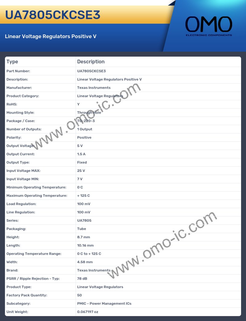 UA7805CKCSE3