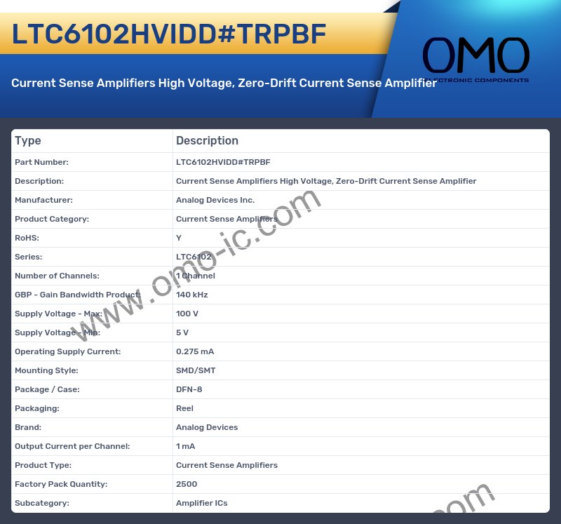 LTC6102HVIDD#TRPBF