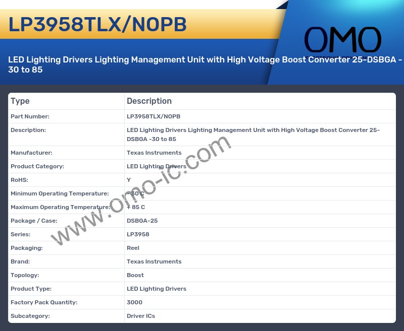 LP3958TLX/NOPB
