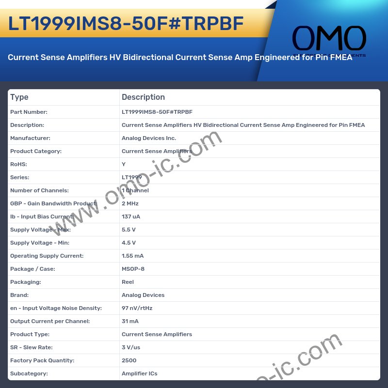 LT1999IMS8-50F#TRPBF