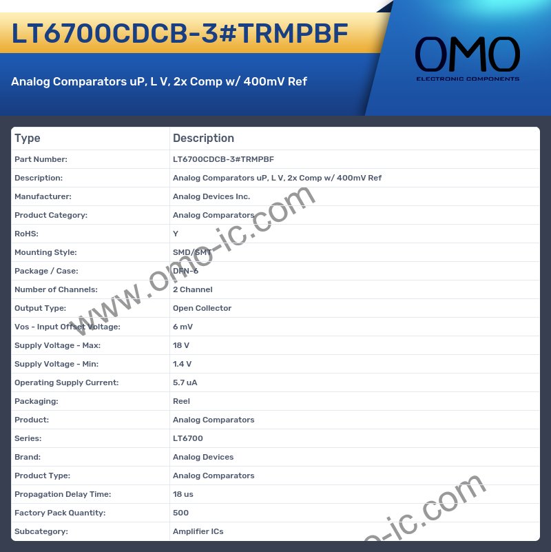 LT6700CDCB-3#TRMPBF