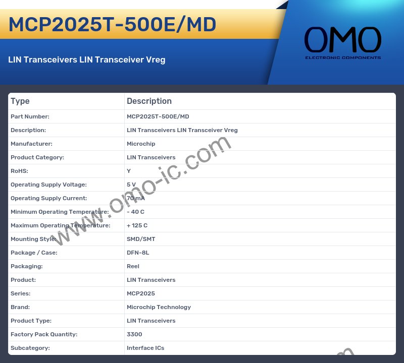 MCP2025T-500E/MD