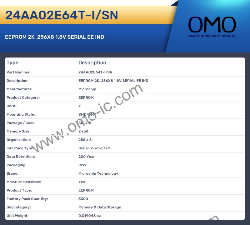 24AA02E64T-I/SN