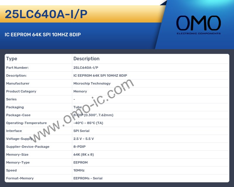 25LC640A-I/P