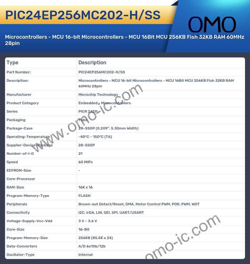 PIC24EP256MC202-H/SS
