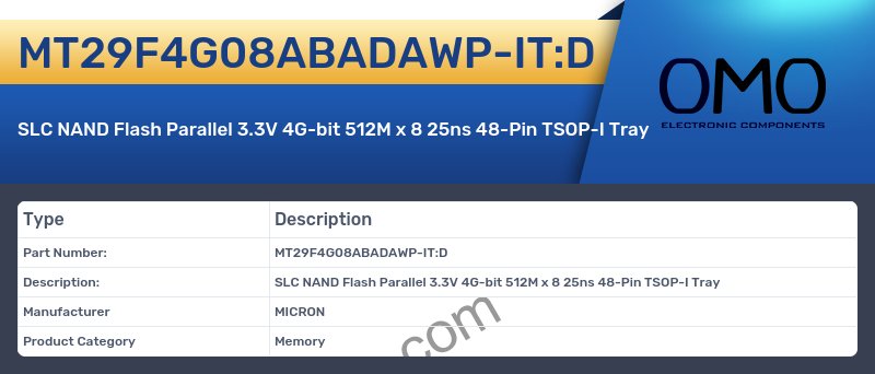 MT29F4G08ABADAWP-IT:D