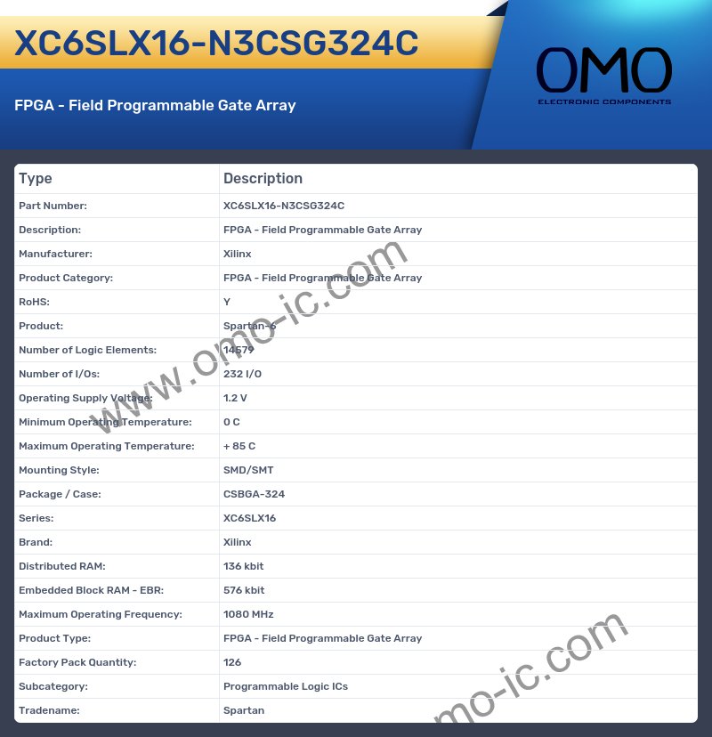 XC6SLX16-N3CSG324C