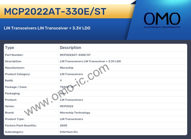 MCP2022AT-330E/ST