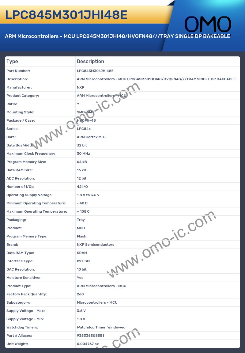 LPC845M301JHI48E
