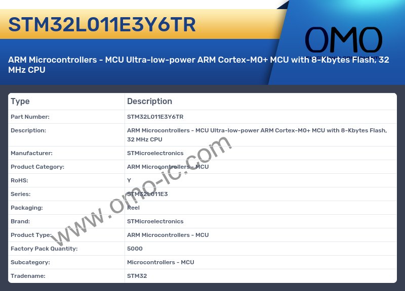 STM32L011E3Y6TR