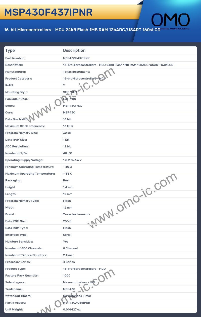 MSP430F437IPNR