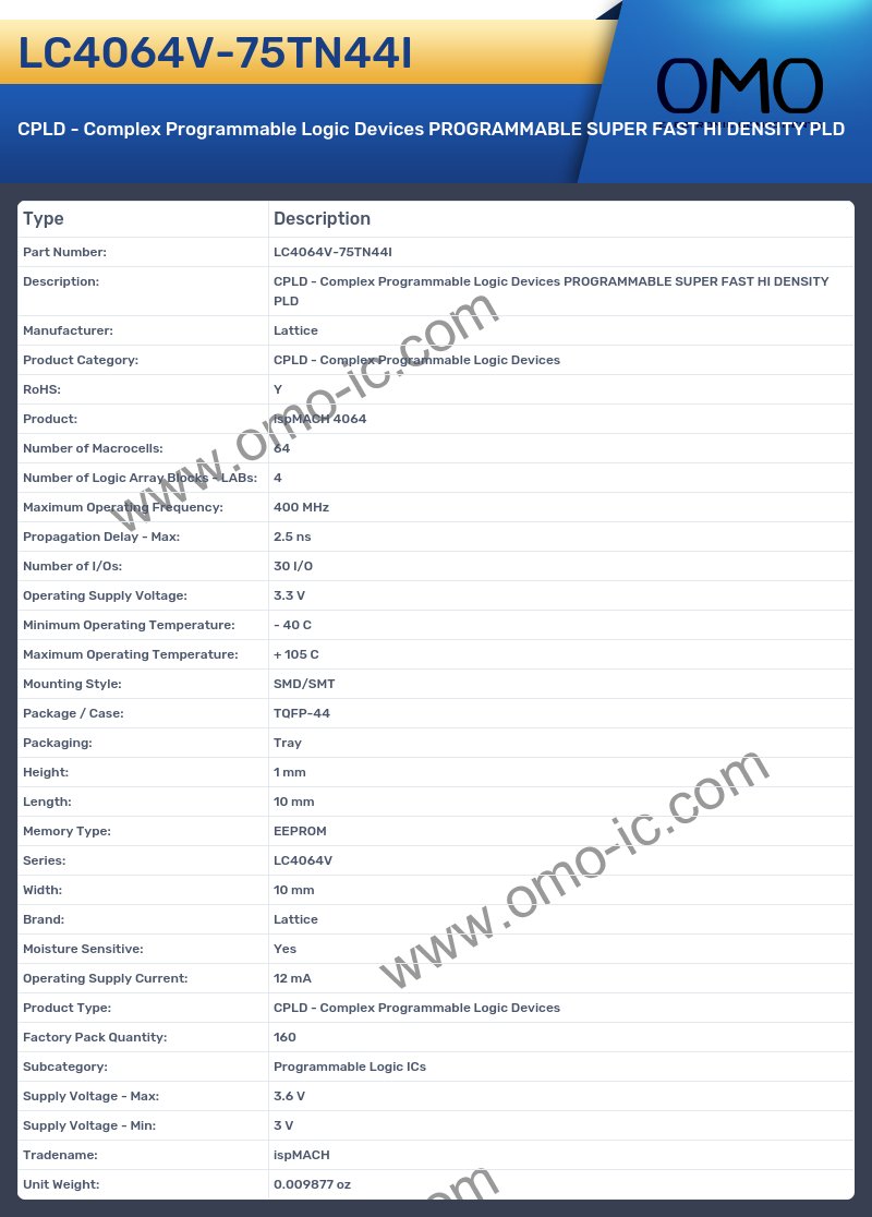 LC4064V-75TN44I