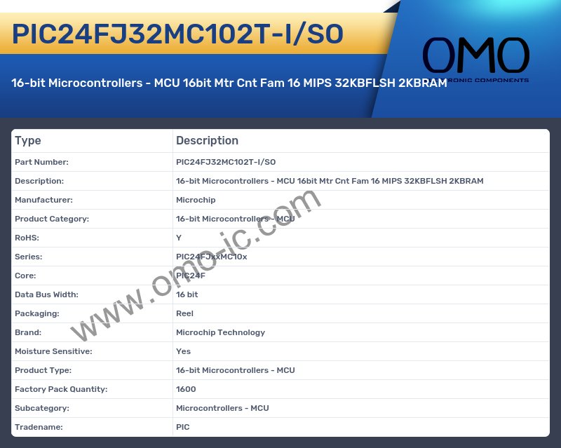 PIC24FJ32MC102T-I/SO