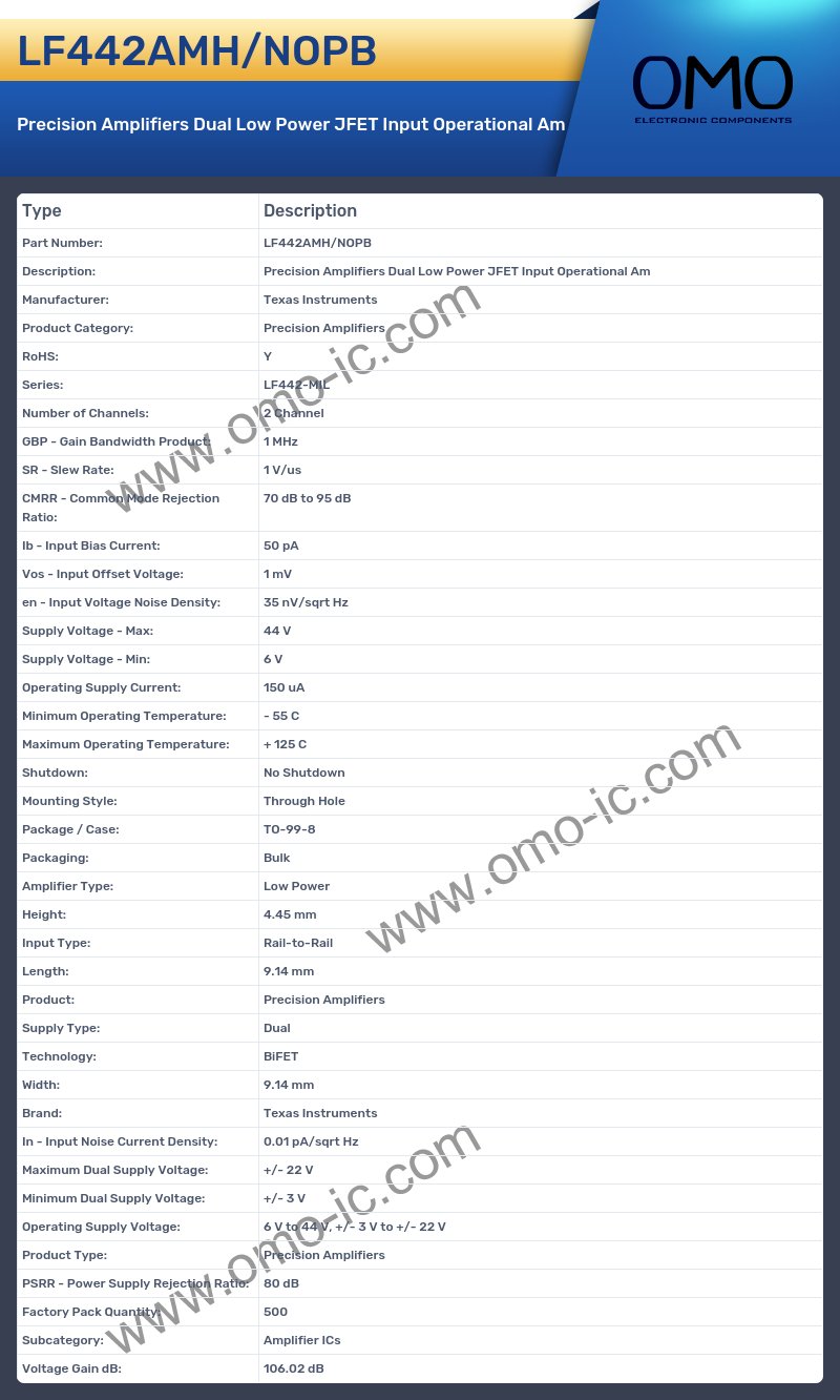 LF442AMH/NOPB