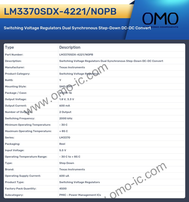 LM3370SDX-4221/NOPB