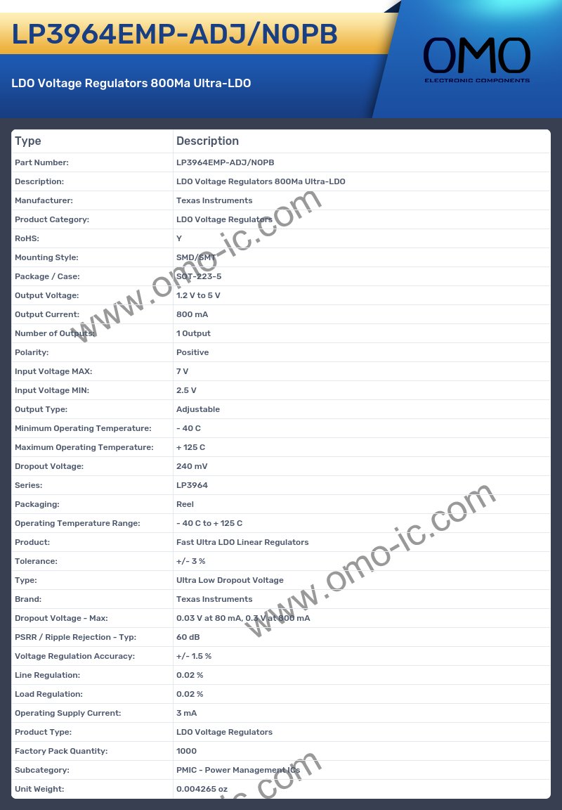 LP3964EMP-ADJ/NOPB