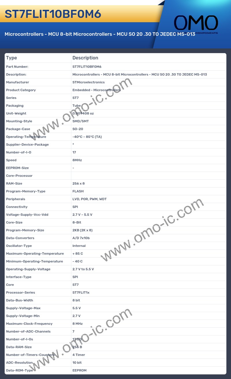 ST7FLIT10BF0M6