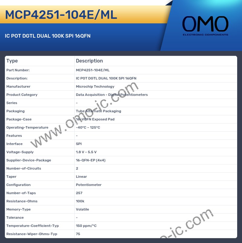 MCP4251-104E/ML
