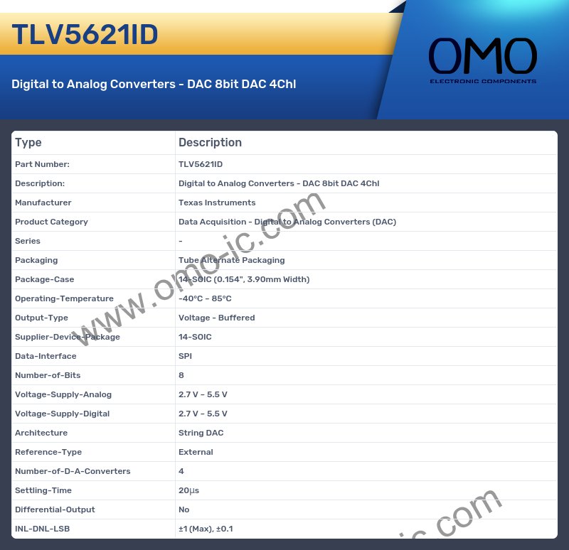 TLV5621ID