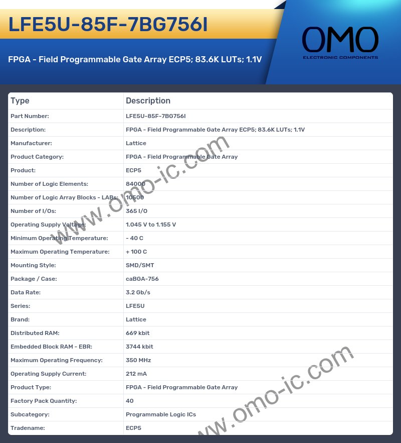 LFE5U-85F-7BG756I