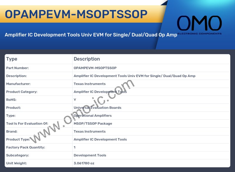 OPAMPEVM-MSOPTSSOP