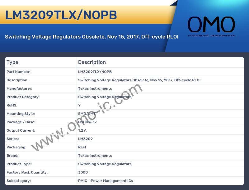 LM3209TLX/NOPB