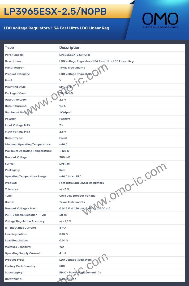 LP3965ESX-2.5/NOPB