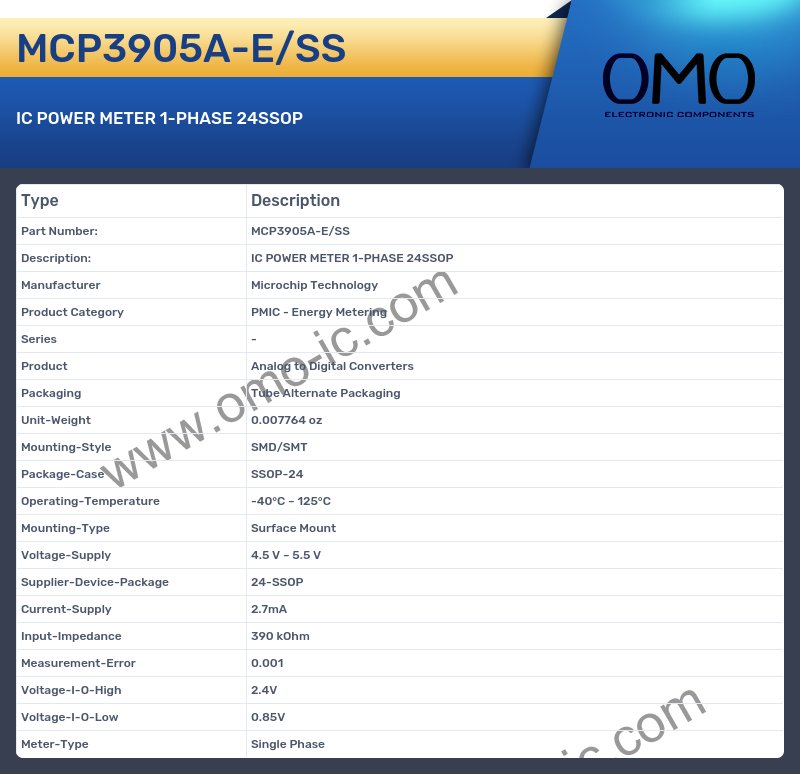 MCP3905A-E/SS