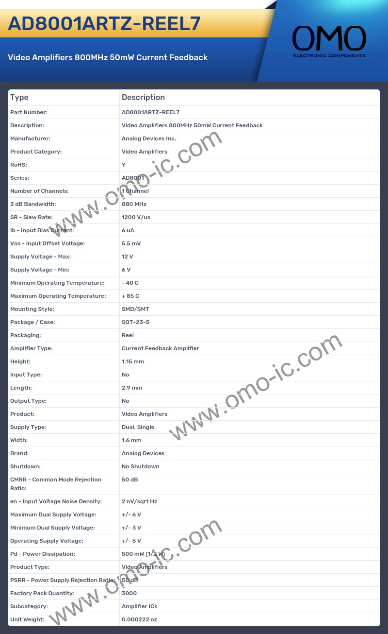 AD8001ARTZ-REEL7