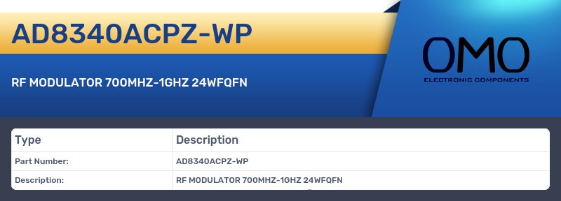 AD8340ACPZ-WP