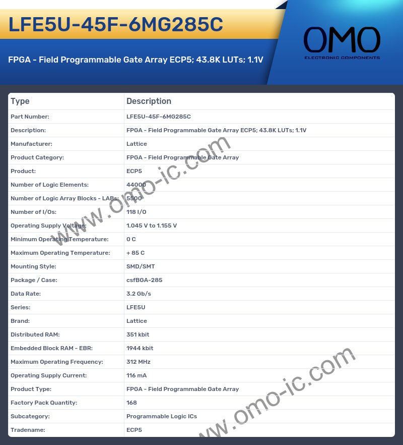 LFE5U-45F-6MG285C