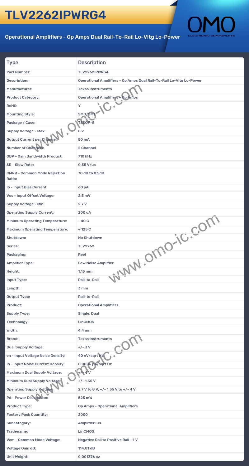 TLV2262IPWRG4