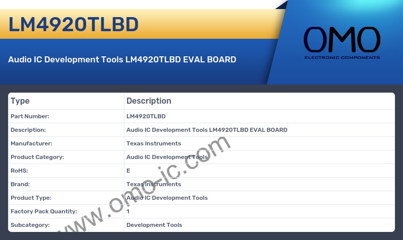 LM4920TLBD