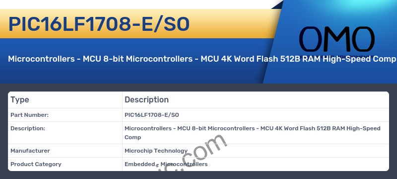 PIC16LF1708-E/SO