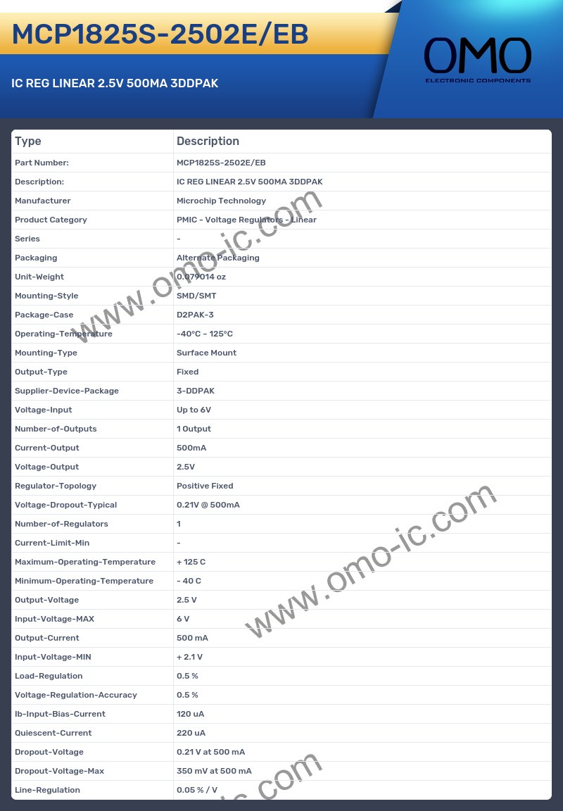 MCP1825S-2502E/EB