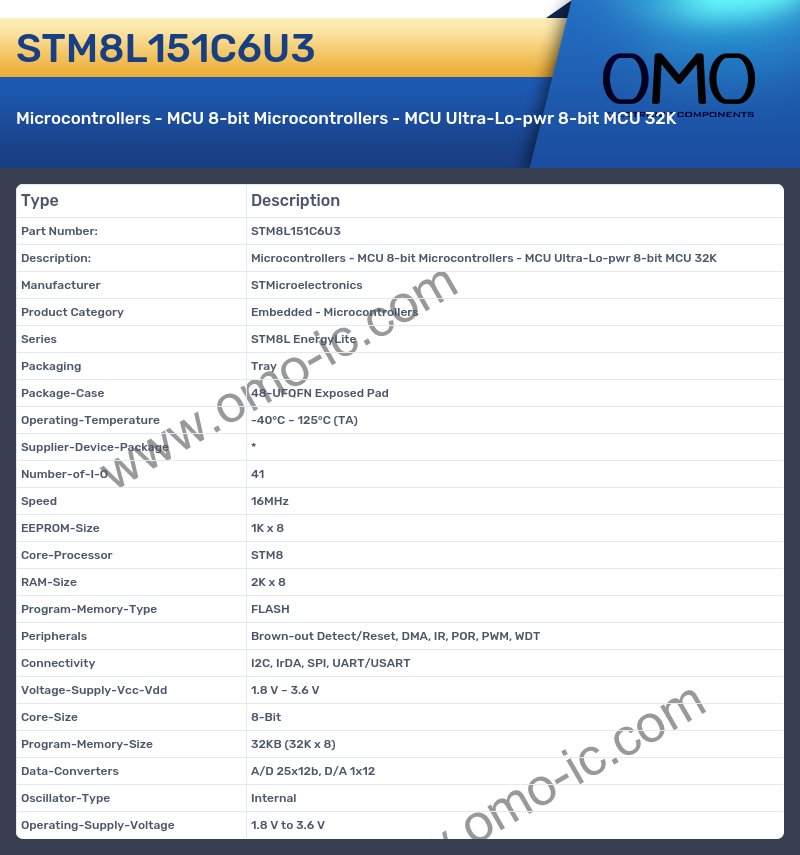 STM8L151C6U3