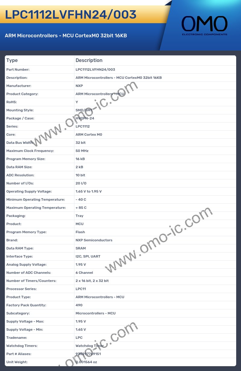 LPC1112LVFHN24/003