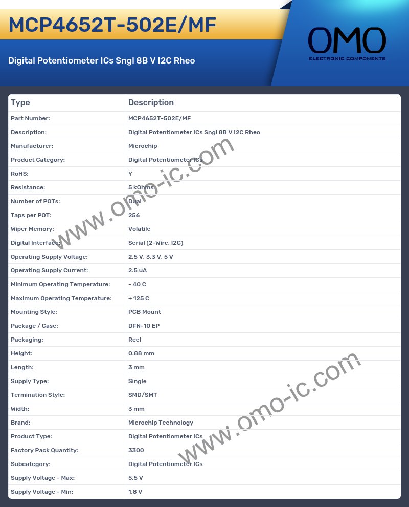 MCP4652T-502E/MF