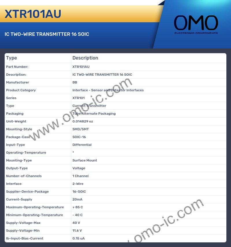 XTR101AU