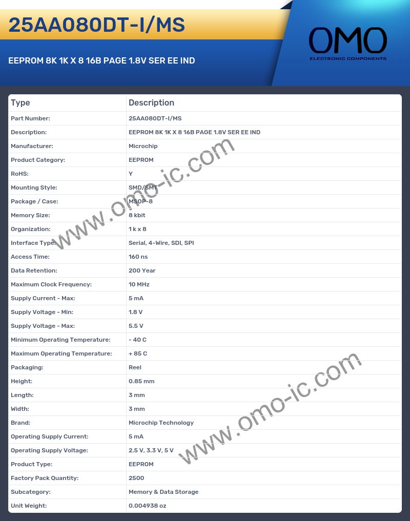 25AA080DT-I/MS