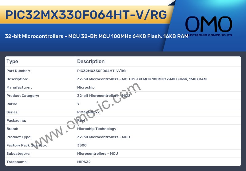 PIC32MX330F064HT-V/RG
