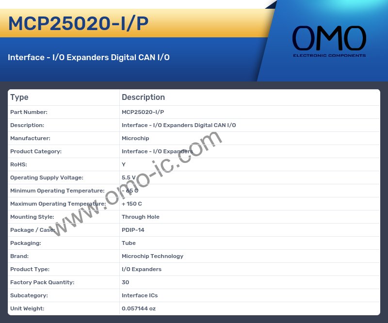 MCP25020-I/P