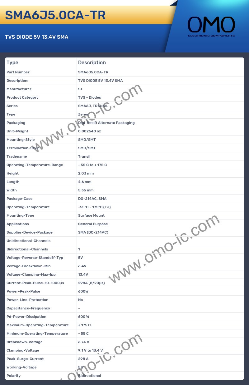 SMA6J5.0CA-TR
