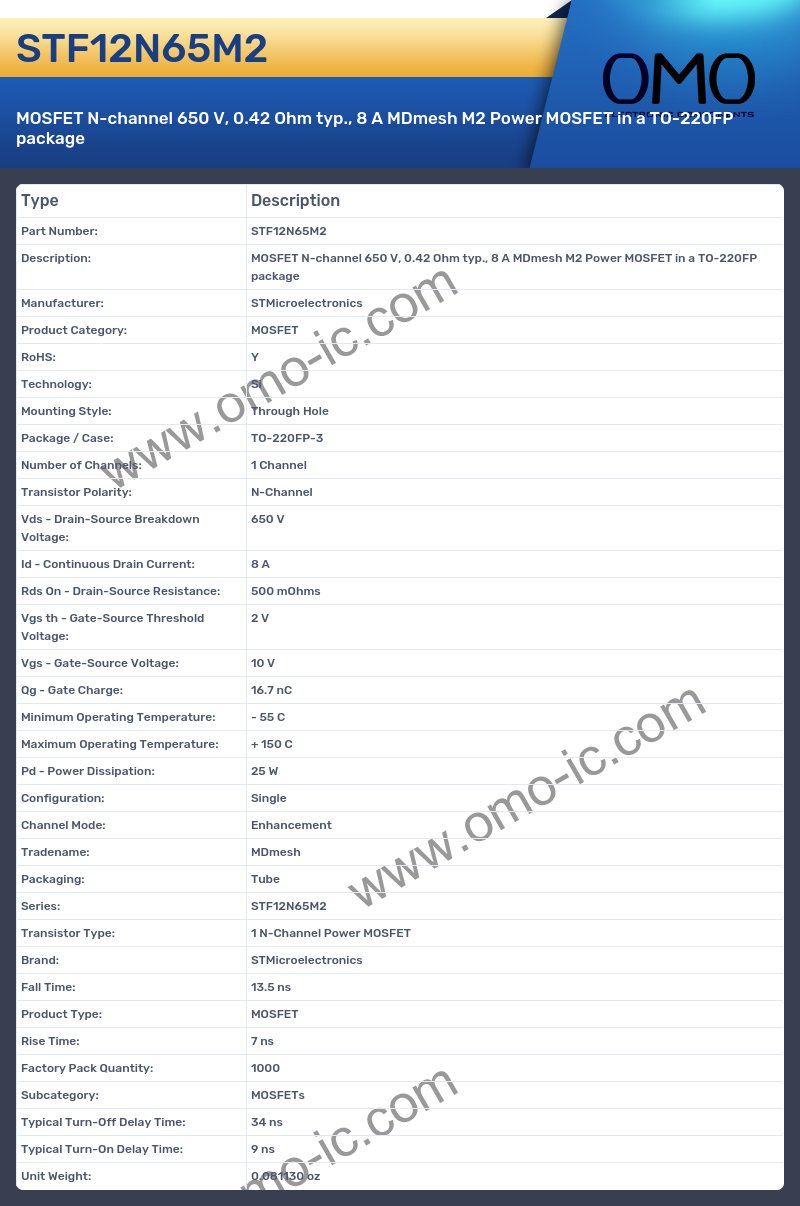 STF12N65M2